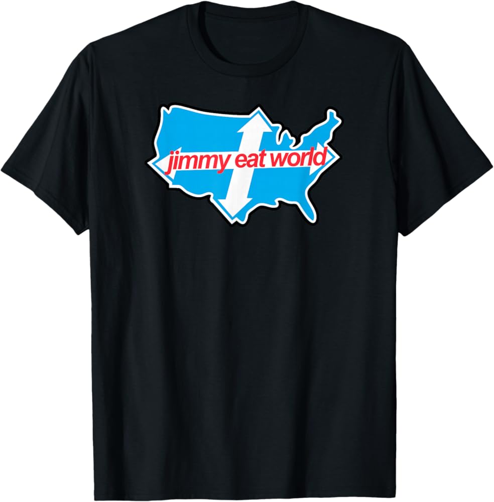 Jimmy Eat world Tシャツ Amazon.com: Jimmy Eat World - Across America - Official